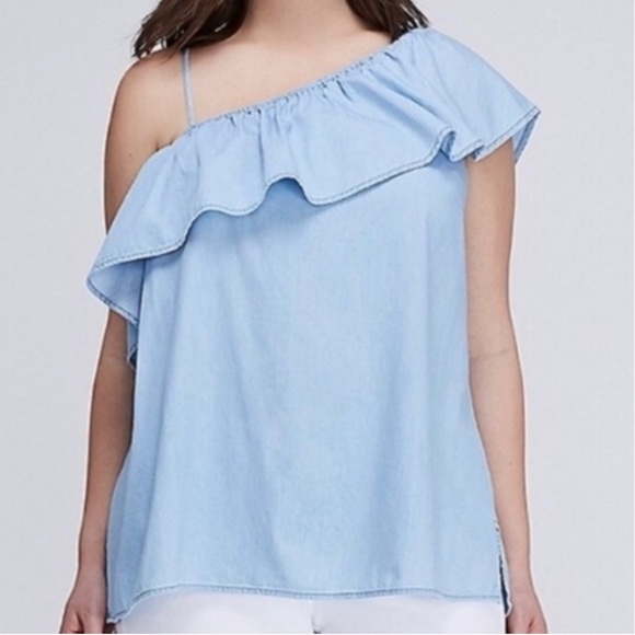 Lane Bryant Tops - Lane Bryant Off the shoulder Shirt